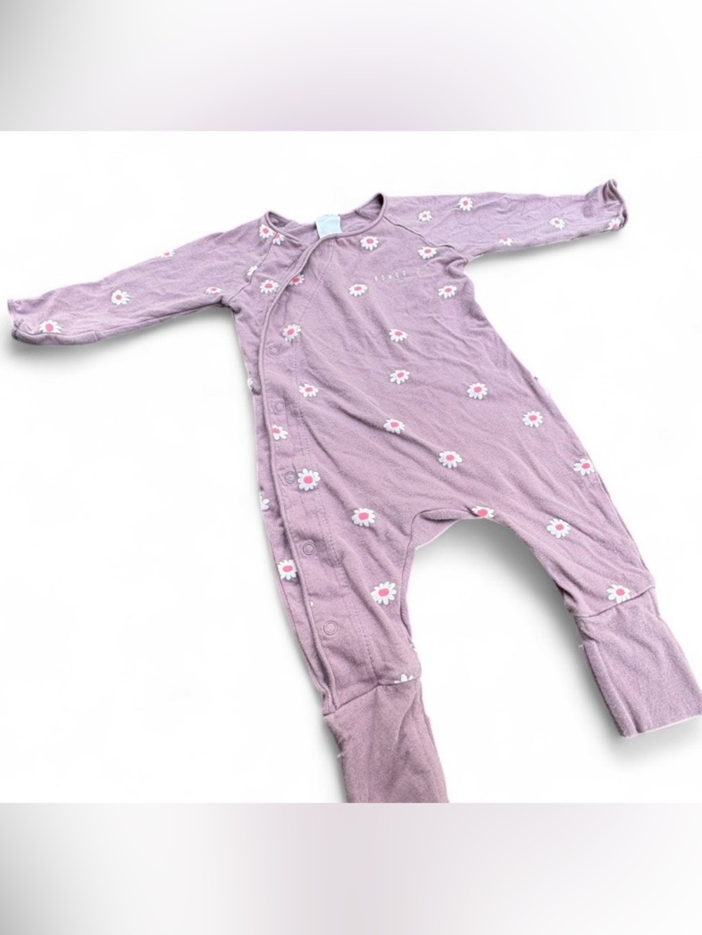 Bonds | 0-3 Months Cozysuit Stampy Sunflowers Pink